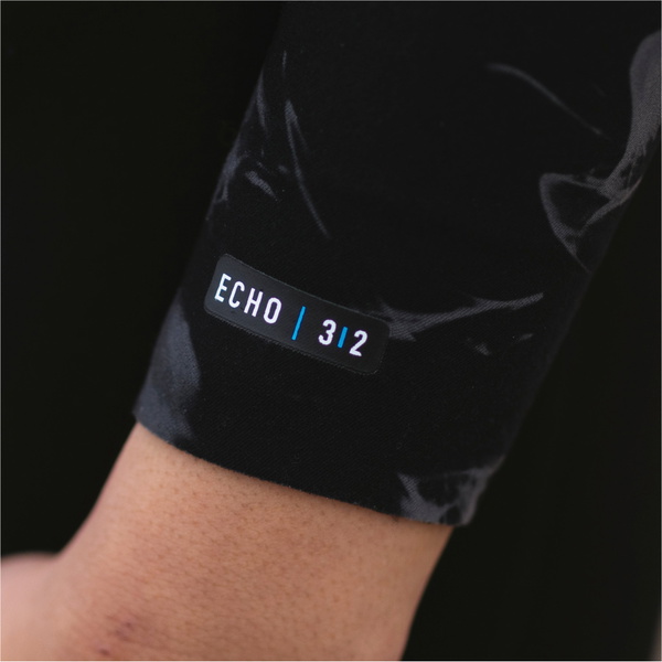 2026 Gul Junior Echo Natur 3/2mm Chest Zip Wetsuit EC1329-BKSM - Black / Smoke